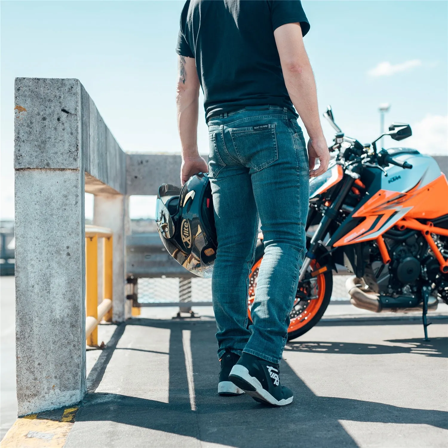 Bull-It Mens Ajax Straight Fit Jeans