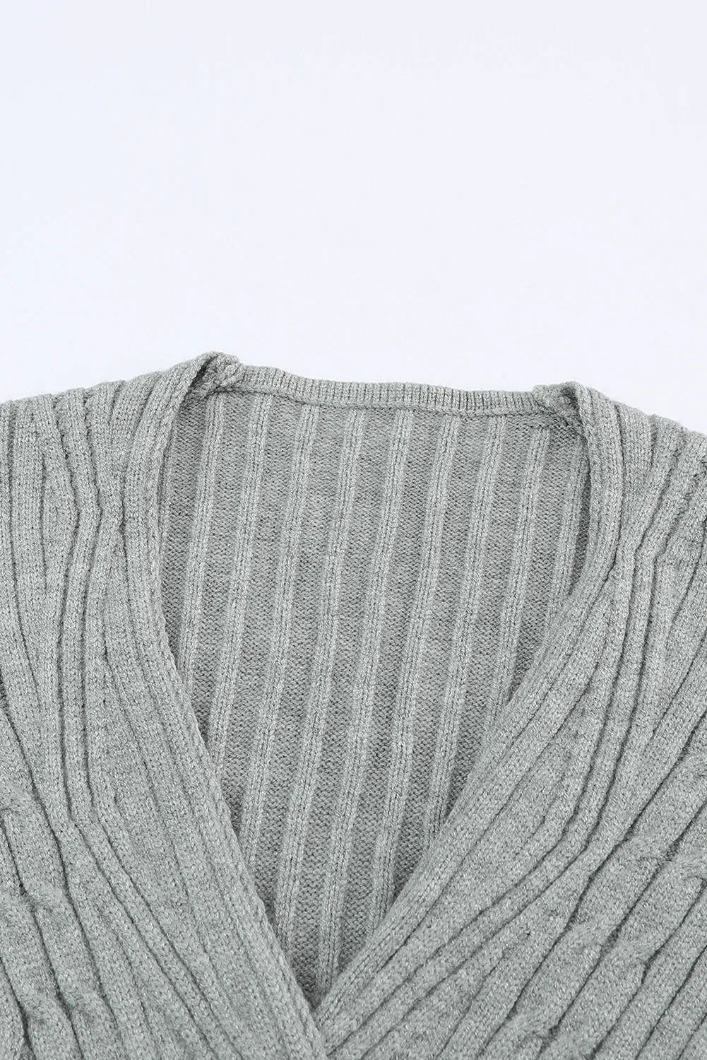 Cable-Knit Sweater Dress