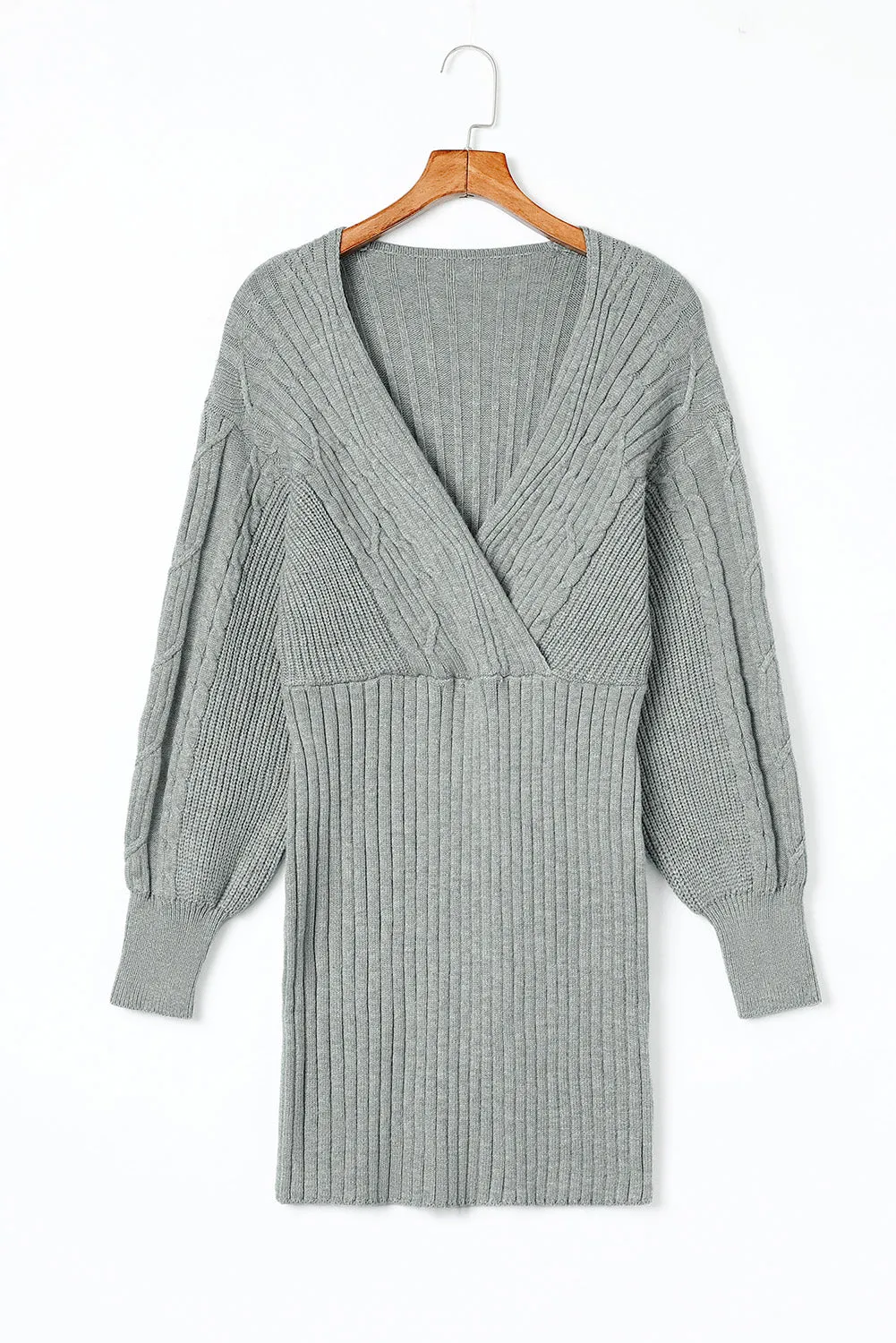 Cable-Knit Sweater Dress