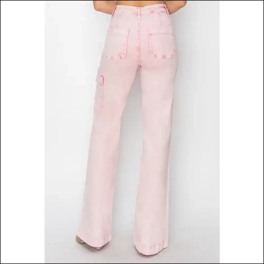 Cargo Pocket Jeans: where High Rise Meets Royal Confidence! 👑