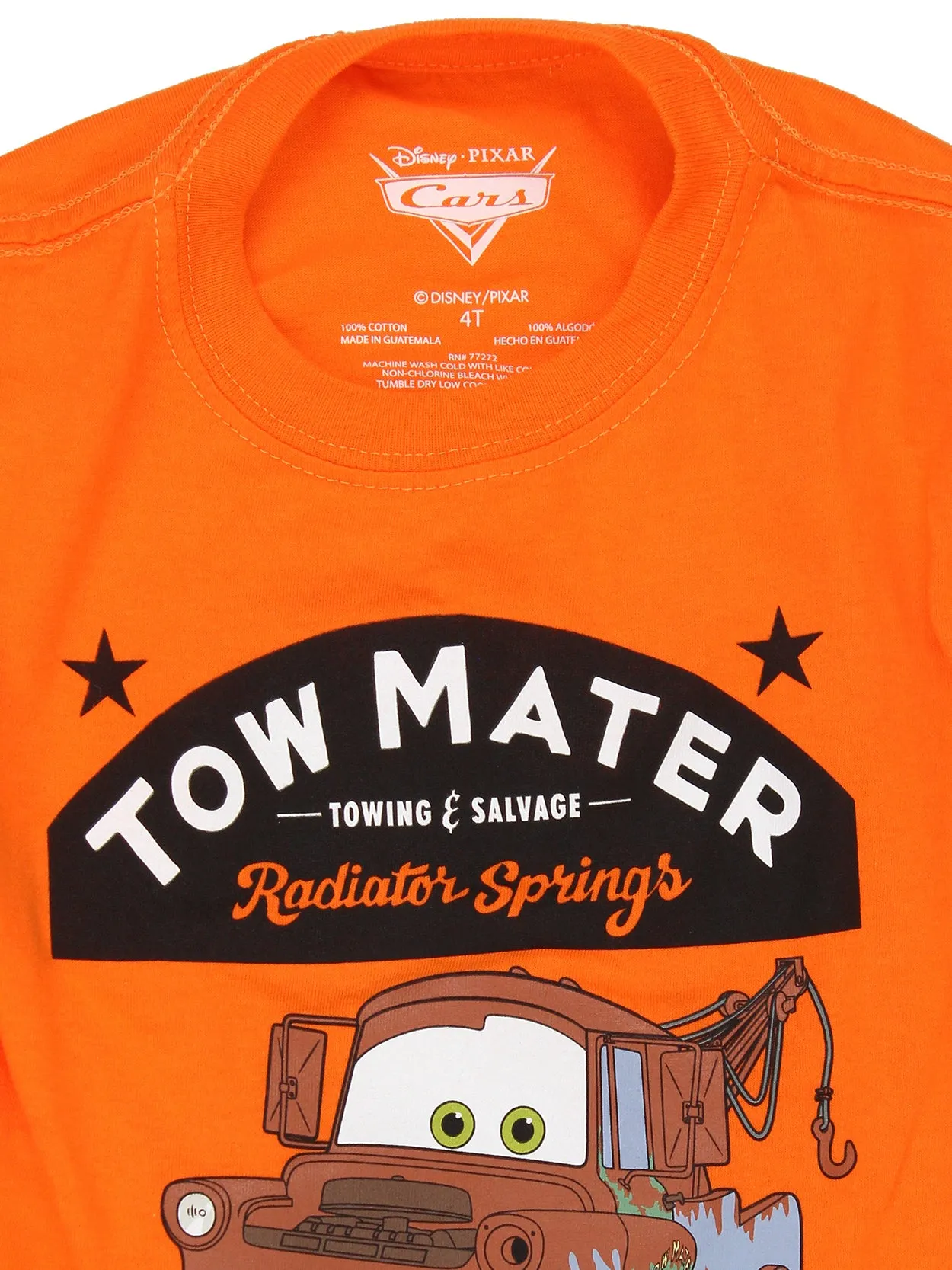 Cars Tow Mater Short Sleeve T-Shirt