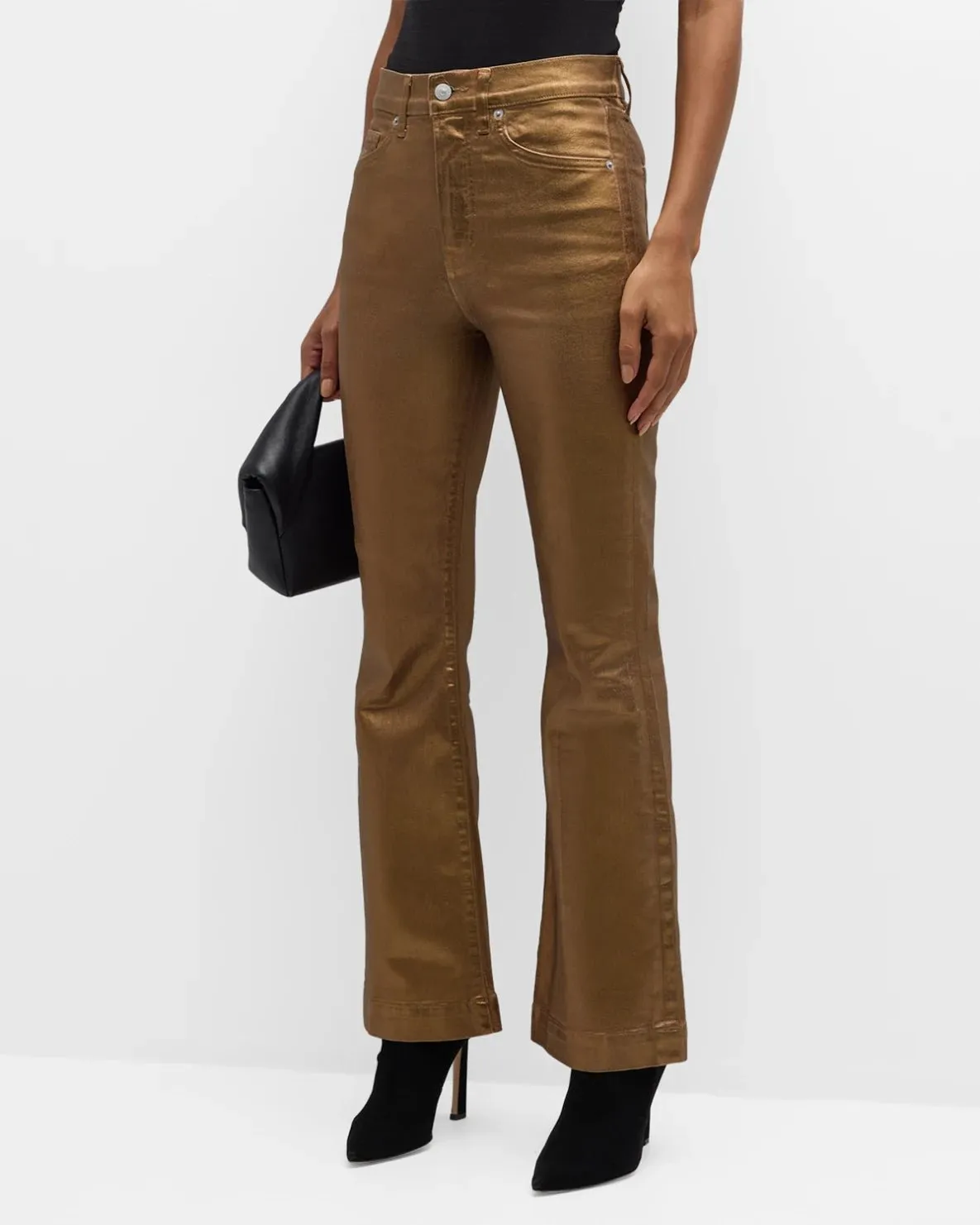 CARSON ANKLE FLARE METALLIC