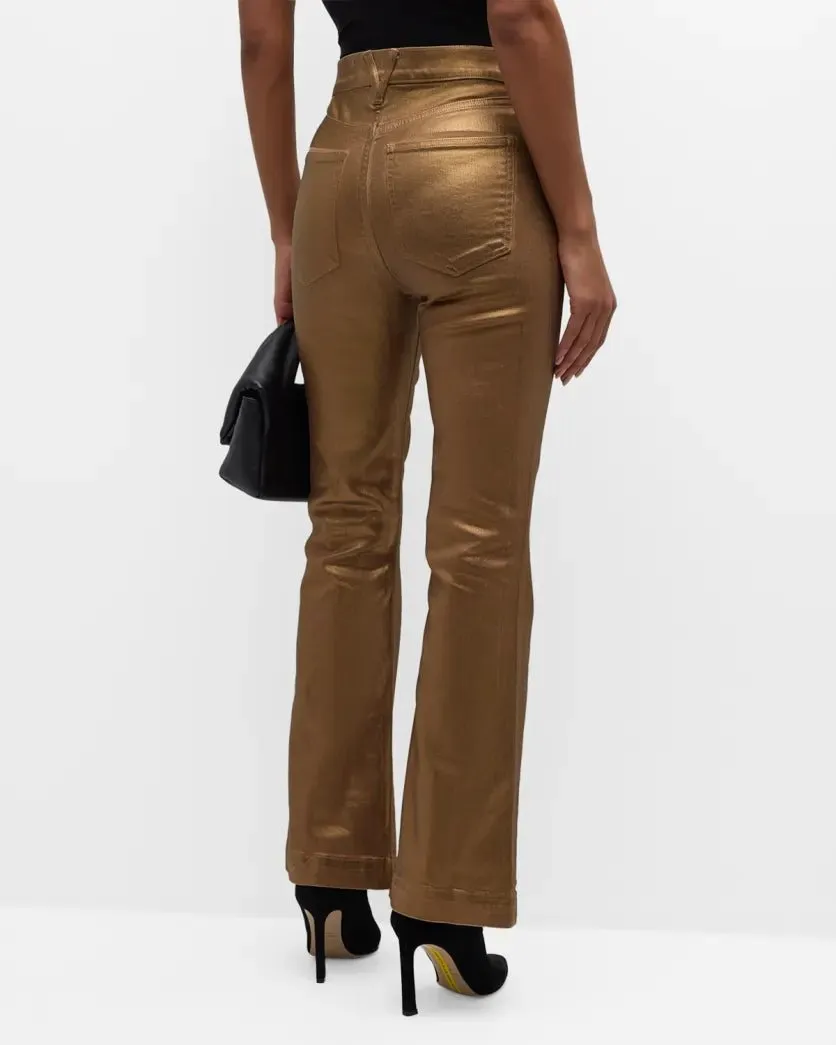 CARSON ANKLE FLARE METALLIC