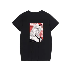 Chainsaw Man "Power" Anime T-shirt (Unisex) round-neck