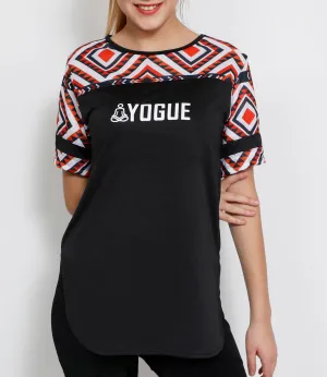 Charcoal Tribal Long T-Shirt