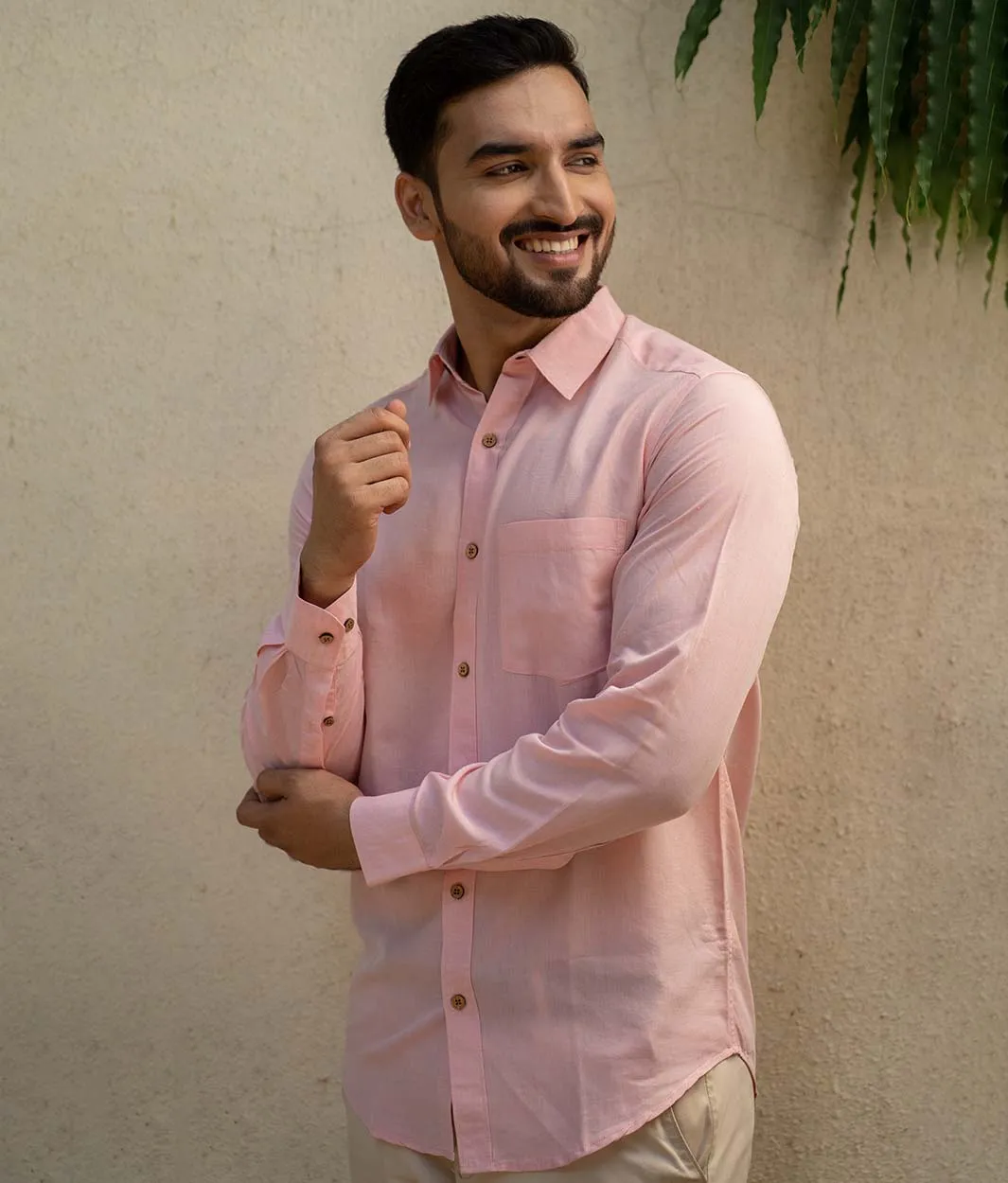 Charm Pink · Full Sleeve Shirt
