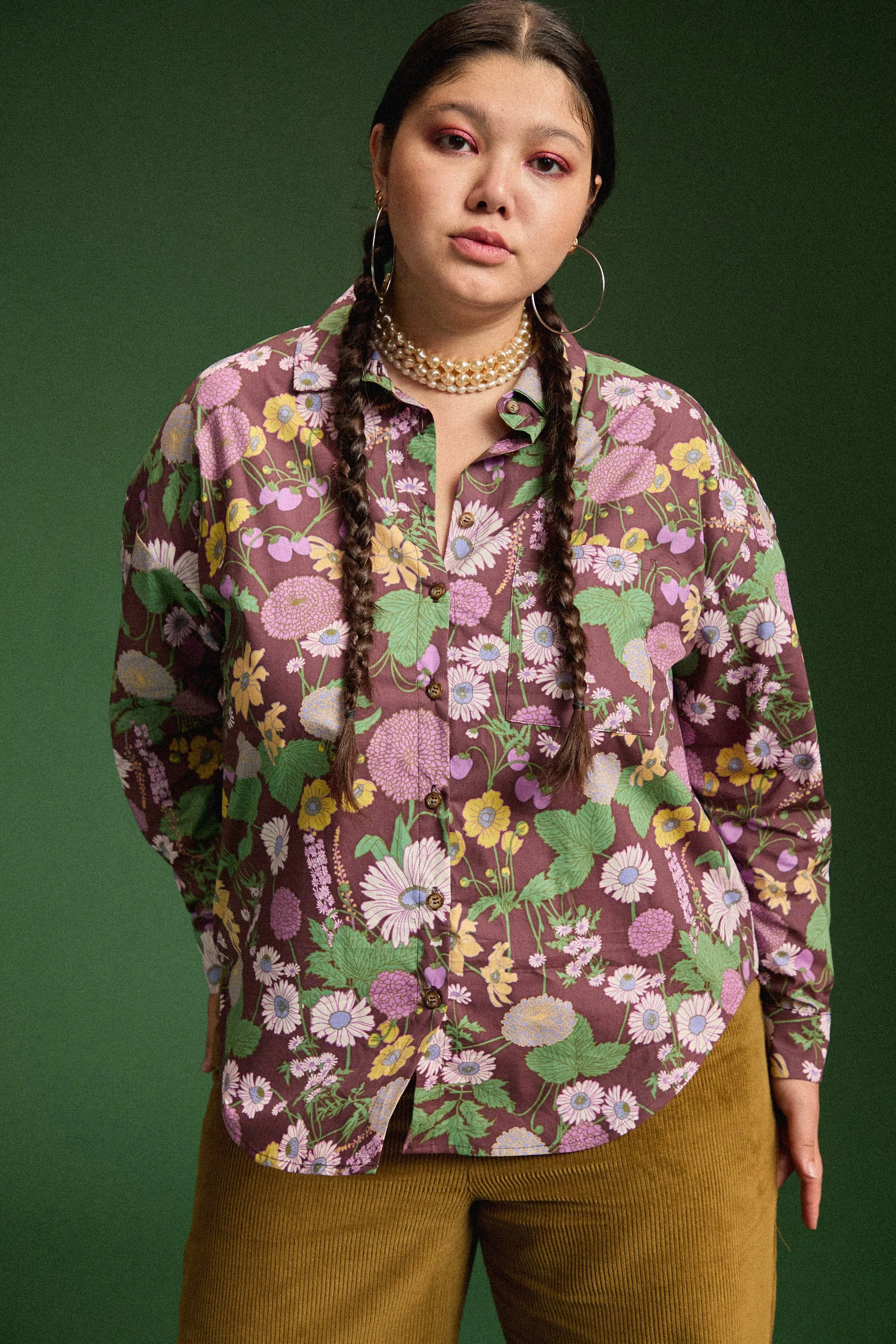 CHEMISE OMER AUTUMN FLOWER MARKET