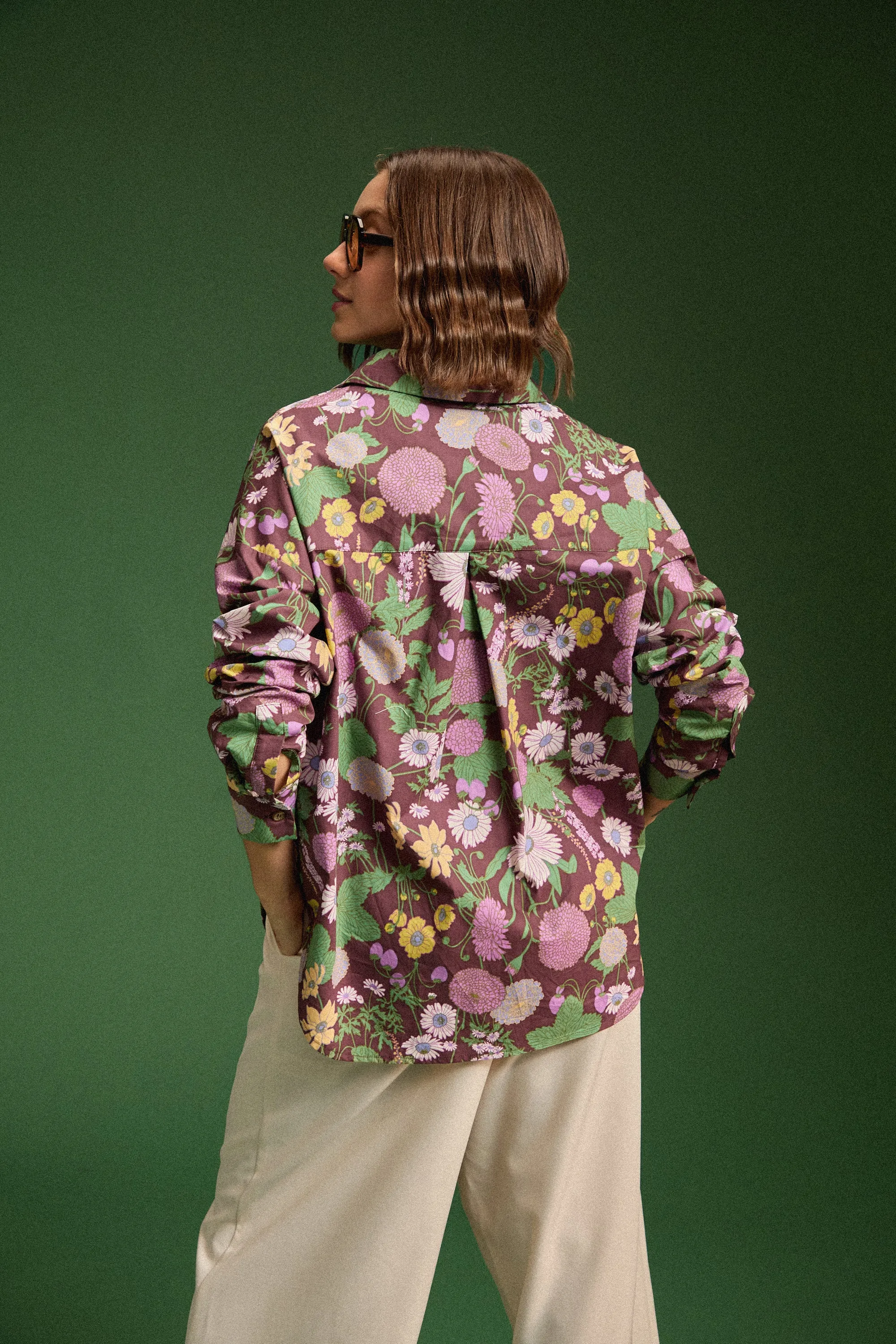 CHEMISE OMER AUTUMN FLOWER MARKET
