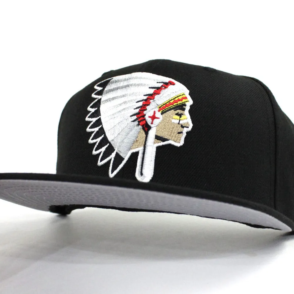 Chiefs New Era 59Fifty Fitted Hats (Black Gray Under Brim)-8 1/8