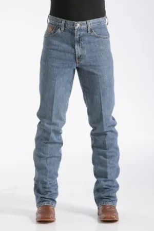 Cinch MEN'S SLIM FIT BRONZE LABEL JEAN - MEDIUM STONEWASH MB90532001