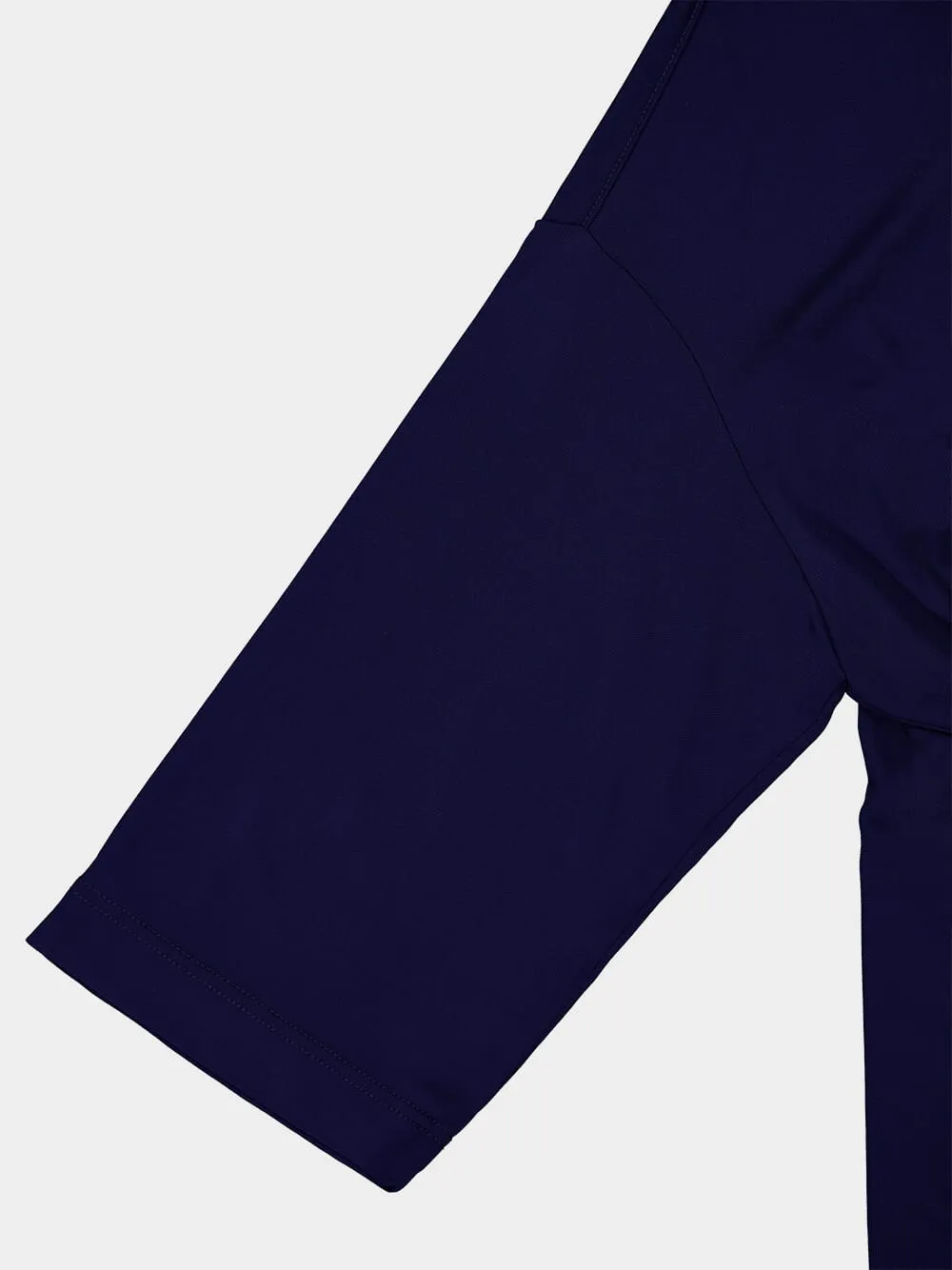 Cinched Navy Top