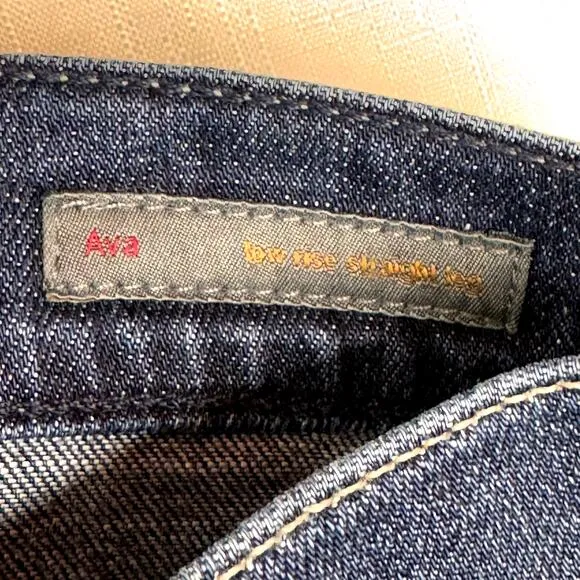 CITIZENS of HUMANITY Ava Jeans Womens Size 28 Low Rise Straight Leg Denim Y2K