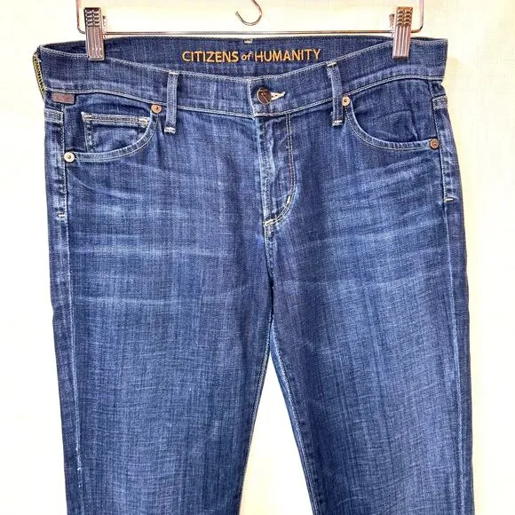 CITIZENS of HUMANITY Ava Jeans Womens Size 28 Low Rise Straight Leg Denim Y2K