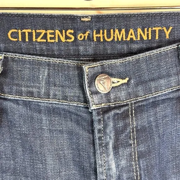 CITIZENS of HUMANITY Ava Jeans Womens Size 28 Low Rise Straight Leg Denim Y2K