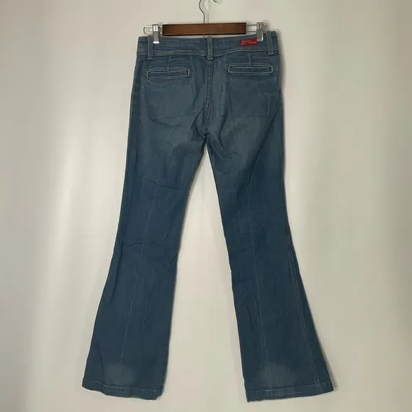 Citizens of Humanity Jerome Dahan Blue Bootleg/Flare Jeans Sz W27 Raw Denim Y2K
