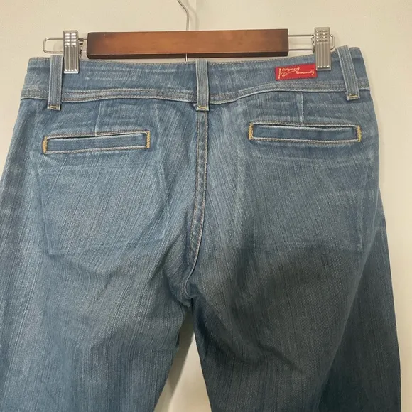 Citizens of Humanity Jerome Dahan Blue Bootleg/Flare Jeans Sz W27 Raw Denim Y2K