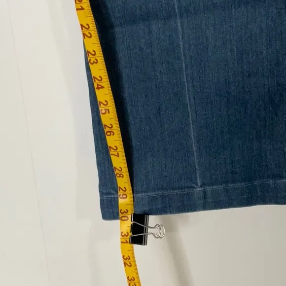 Citizens of Humanity Jerome Dahan Blue Bootleg/Flare Jeans Sz W27 Raw Denim Y2K
