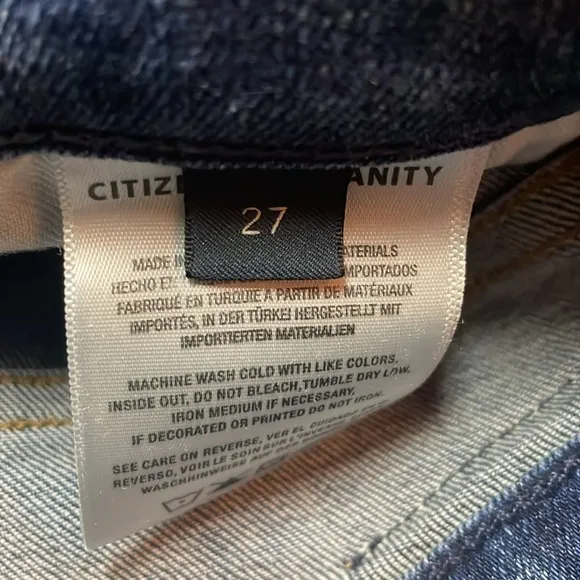 Citizens of Humanity Rocket Ankle Premium Vintage Jeans Size 27.