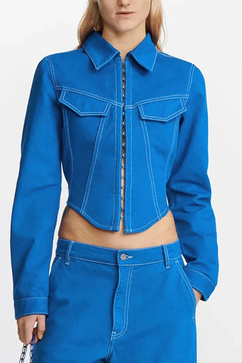 CL0210 Fitted Denim Jacket