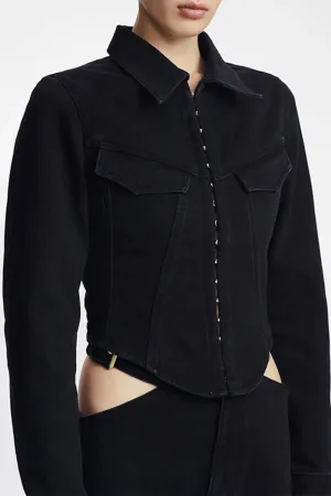 CL0210 Fitted Denim Jacket