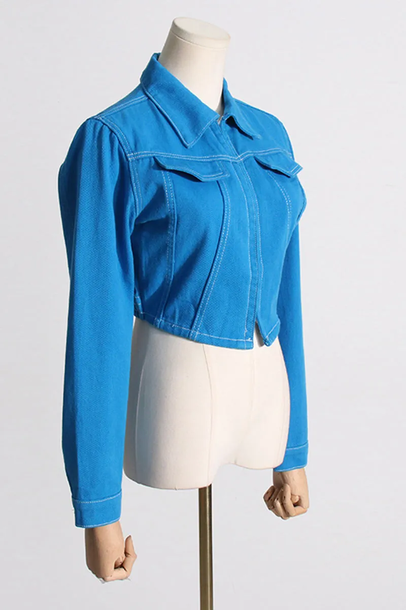 CL0210 Fitted Denim Jacket