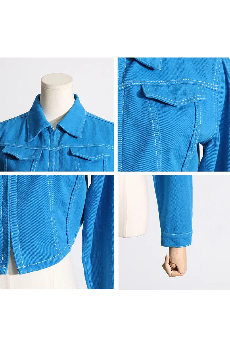 CL0210 Fitted Denim Jacket