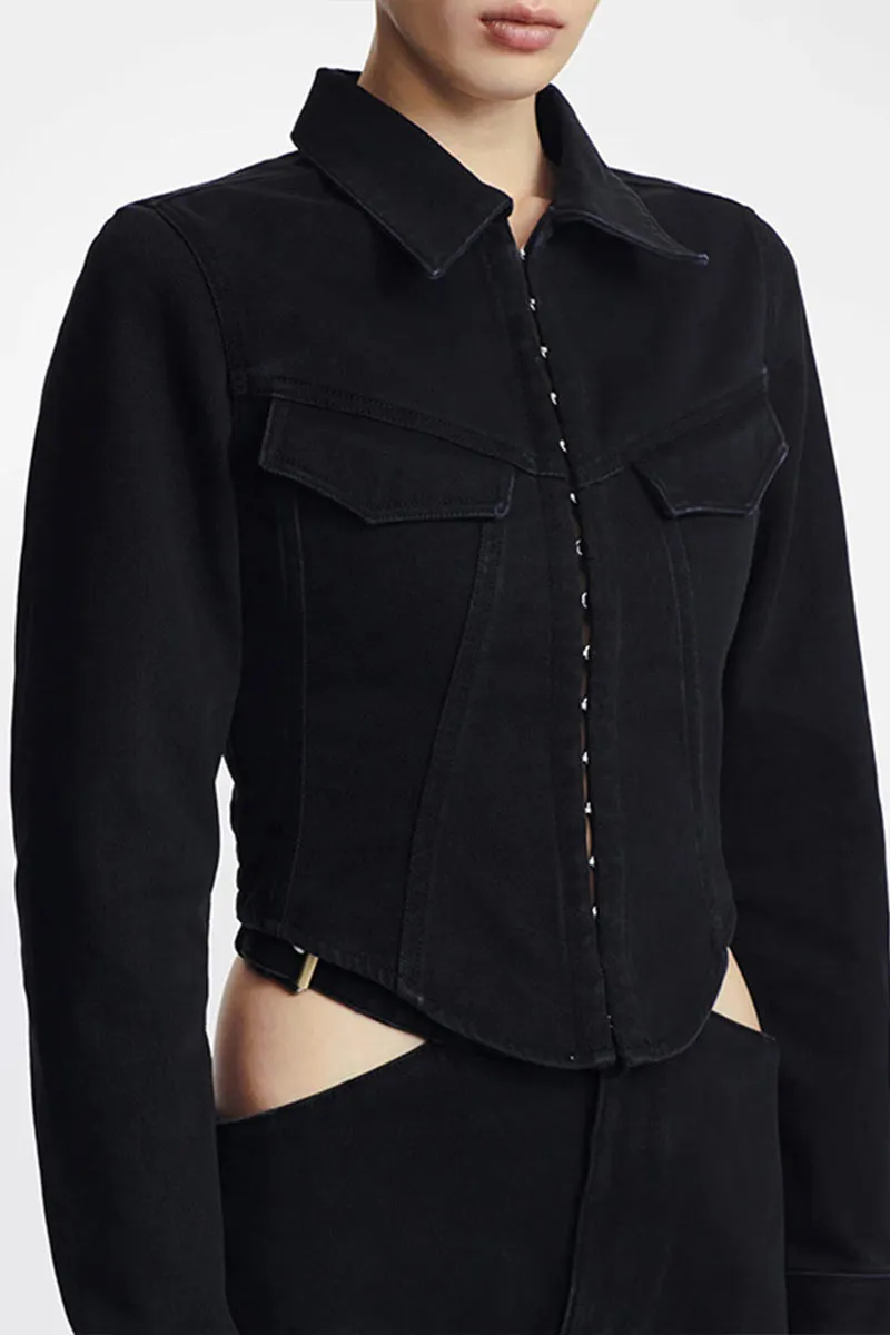CL0210 Fitted Denim Jacket