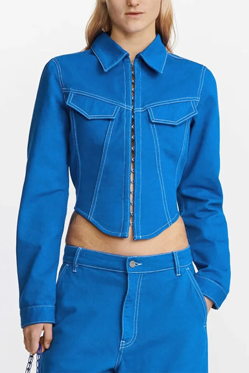 CL0210 Fitted Denim Jacket