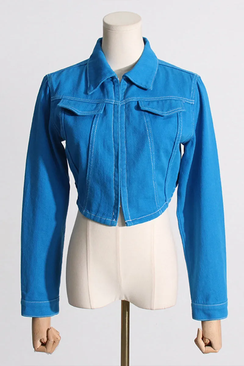 CL0210 Fitted Denim Jacket