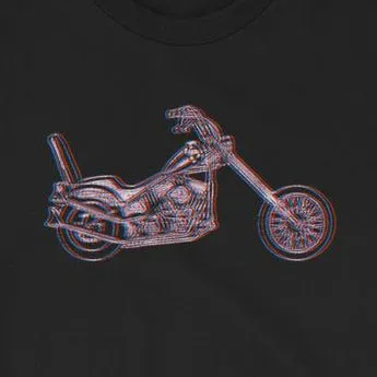 Classic '60's Style Chopper Motorcycle Unisex T-Shirt