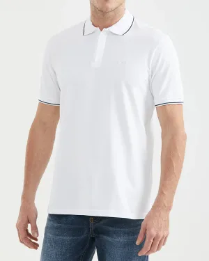 CLASSIC FIT ICONIC POLO IN WHITE