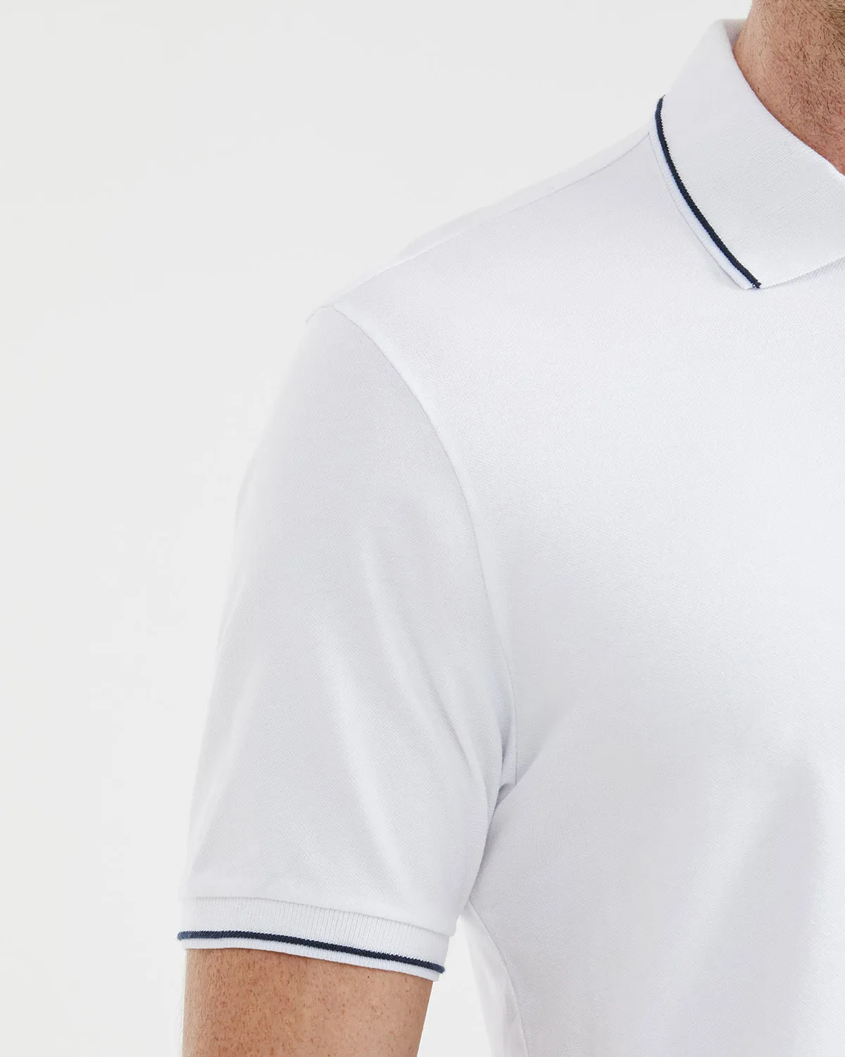 CLASSIC FIT ICONIC POLO IN WHITE