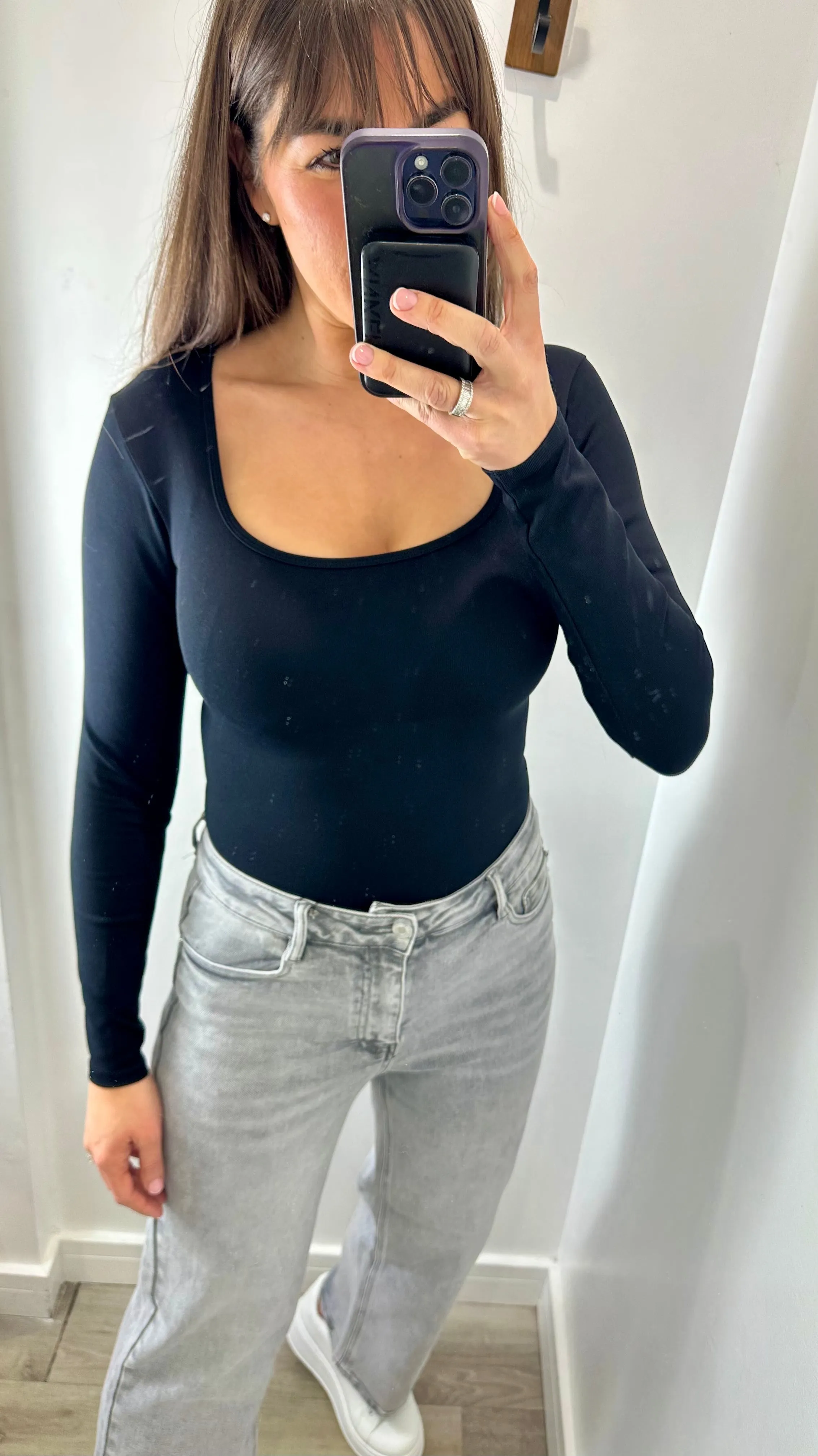CLASSIC FITTED SQUARE NECK BODYSUIT
