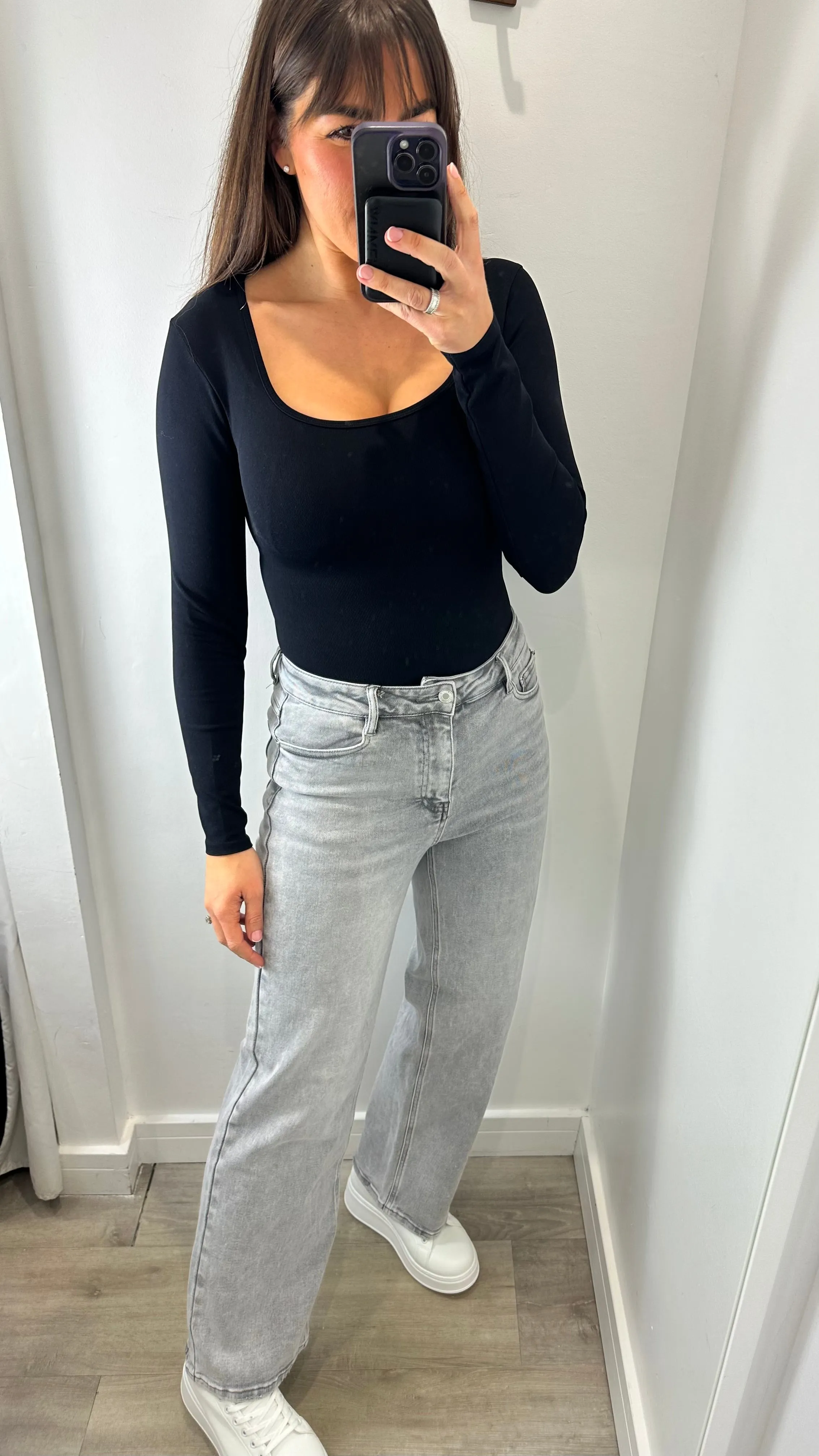 CLASSIC FITTED SQUARE NECK BODYSUIT