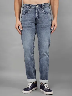 COBB Blue Grey Straight Fit Premium Jeans