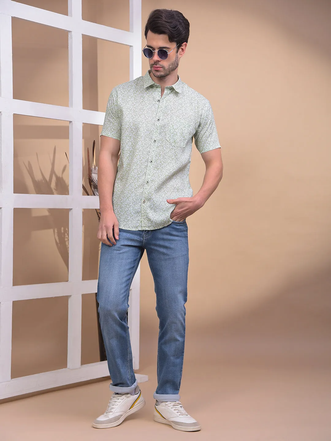 COBB BLUE STRAIGHT-FIT PREMIUM JEANS