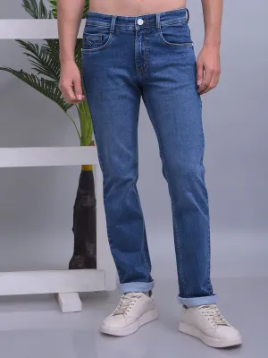 COBB BLUE STRAIGHT-FIT PREMIUM JEANS