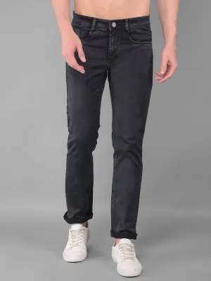 COBB Dark Grey Narrow Fit Premium Jeans