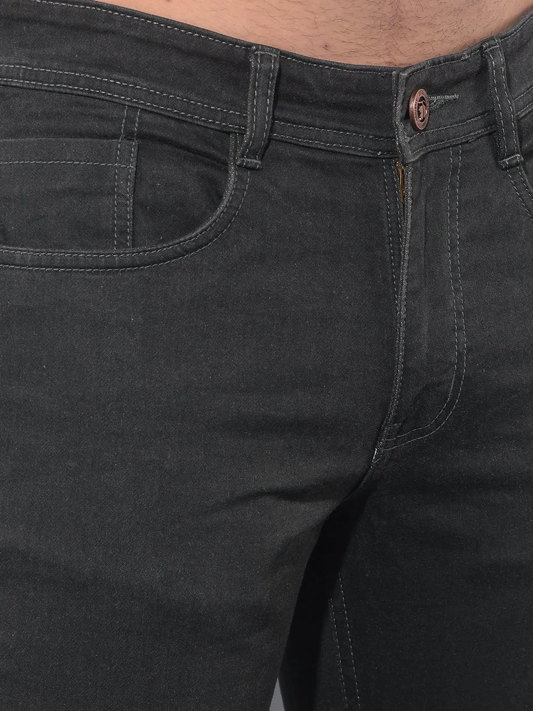 COBB Dark Olive Narrow Fit Premium Jeans
