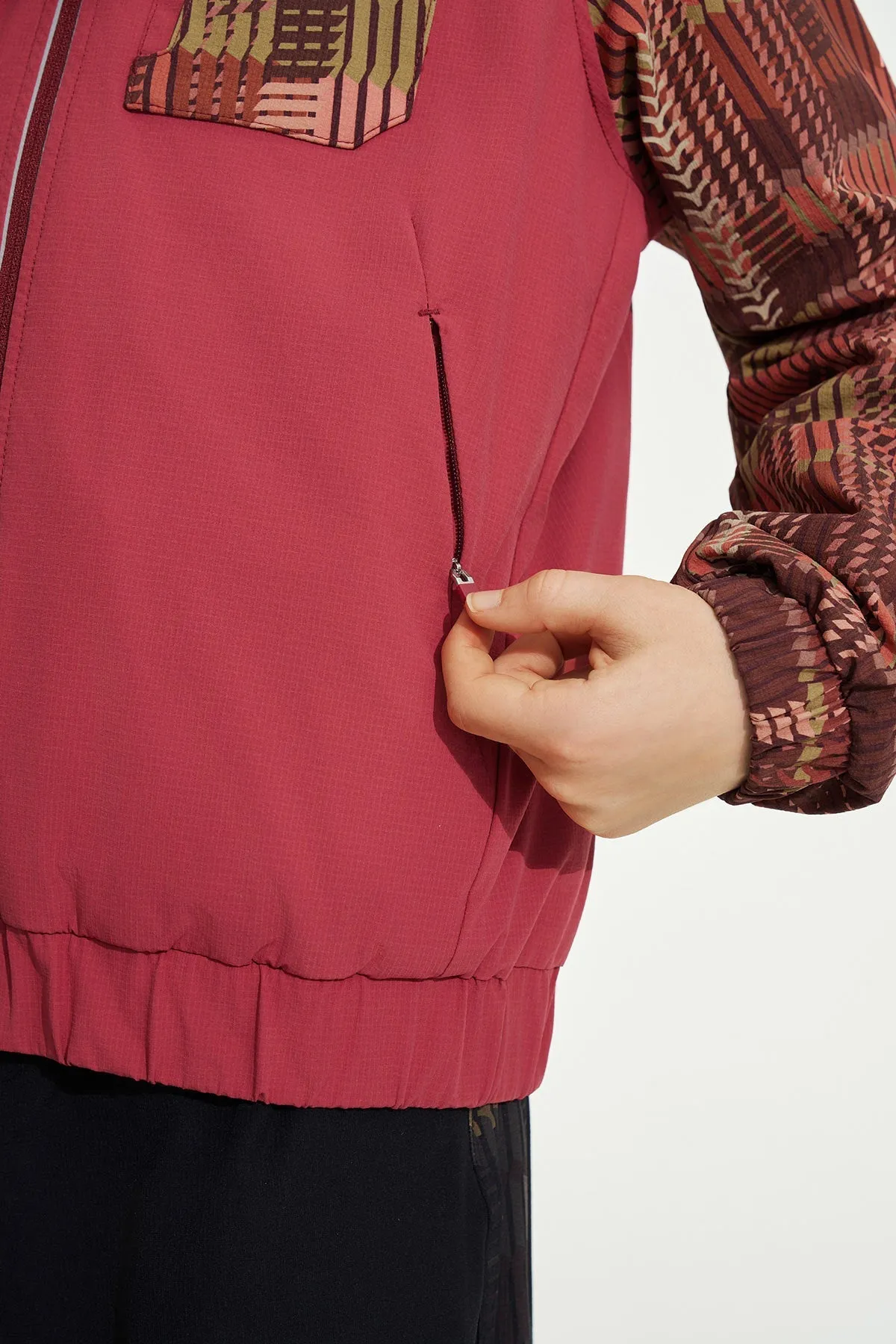 Colour Blocking Jacket
