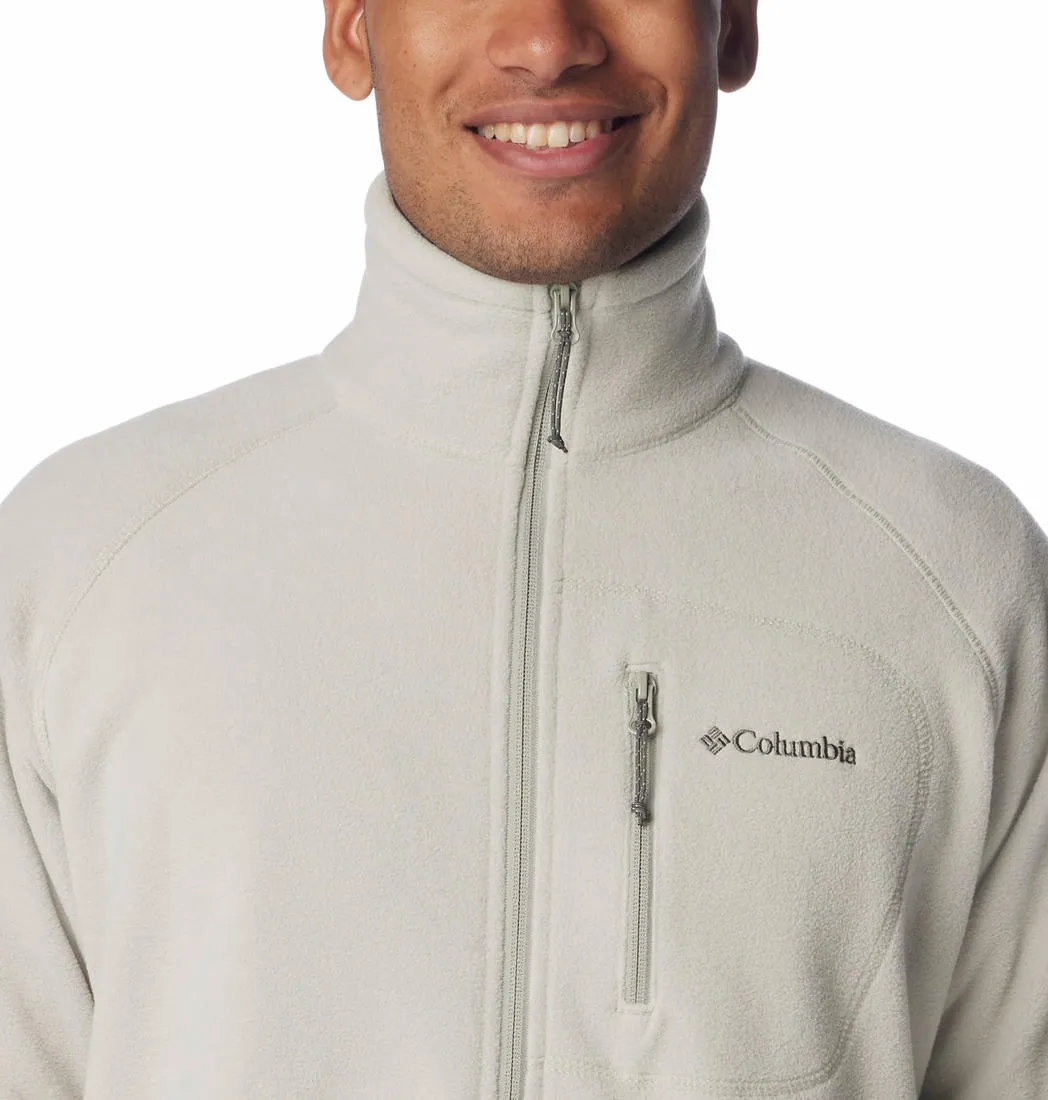 Columbia Men Beige Fast Trek II Full Zip Fleece Jacket