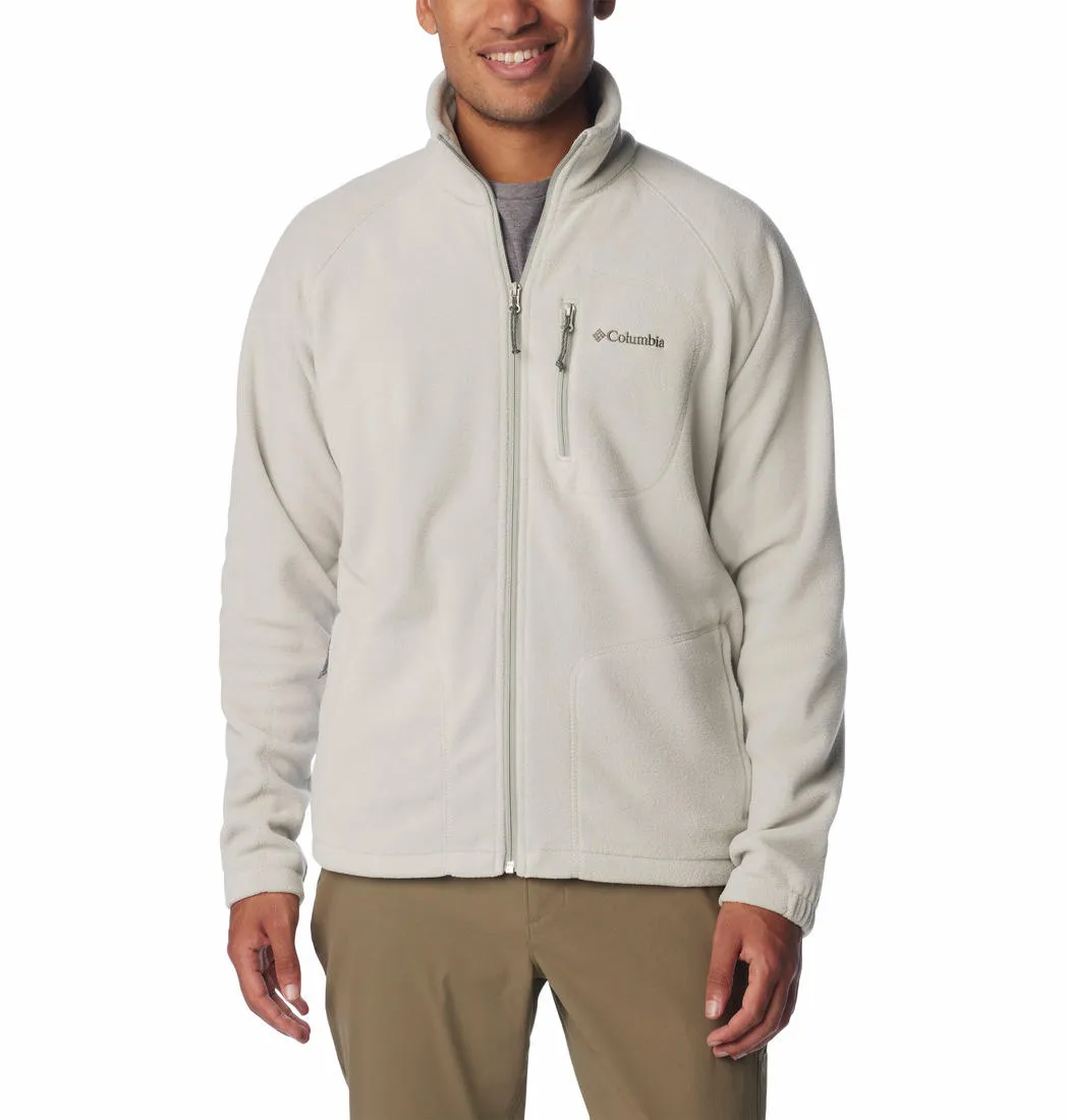 Columbia Men Beige Fast Trek II Full Zip Fleece Jacket