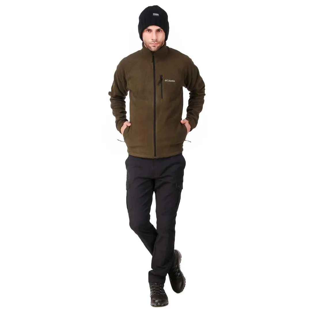 Columbia Men Black Fast Trek II Full Zip Fleece Jacket
