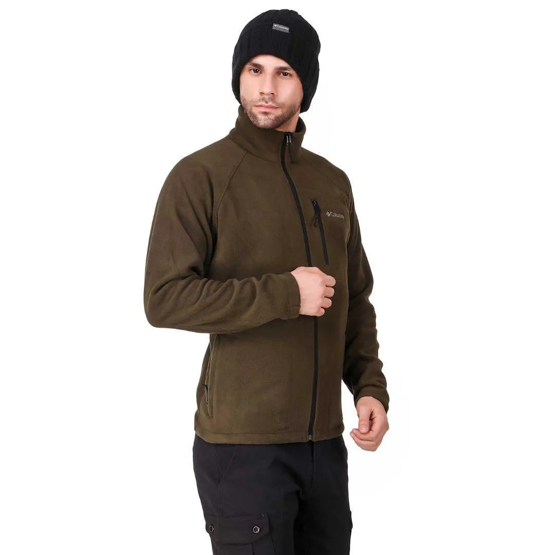 Columbia Men Black Fast Trek II Full Zip Fleece Jacket