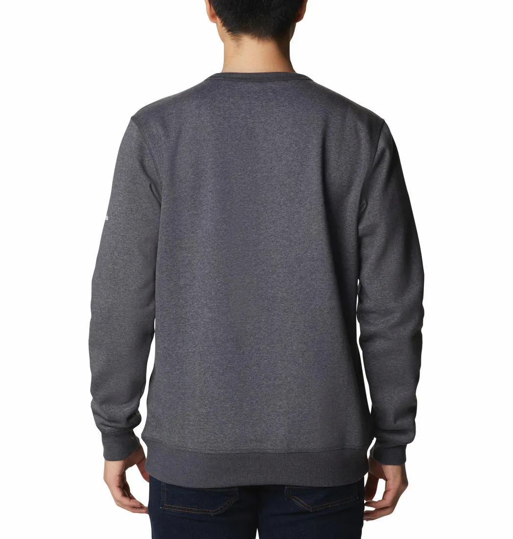Columbia Men Black M Columbia Logo Fleece Crew Fleece Jacket