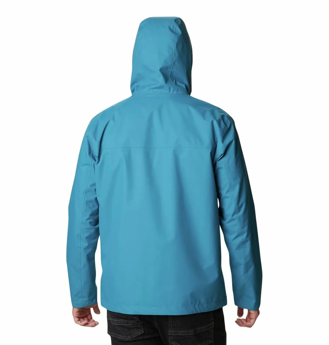 Columbia Men Blue Hikebound Rain Jacket