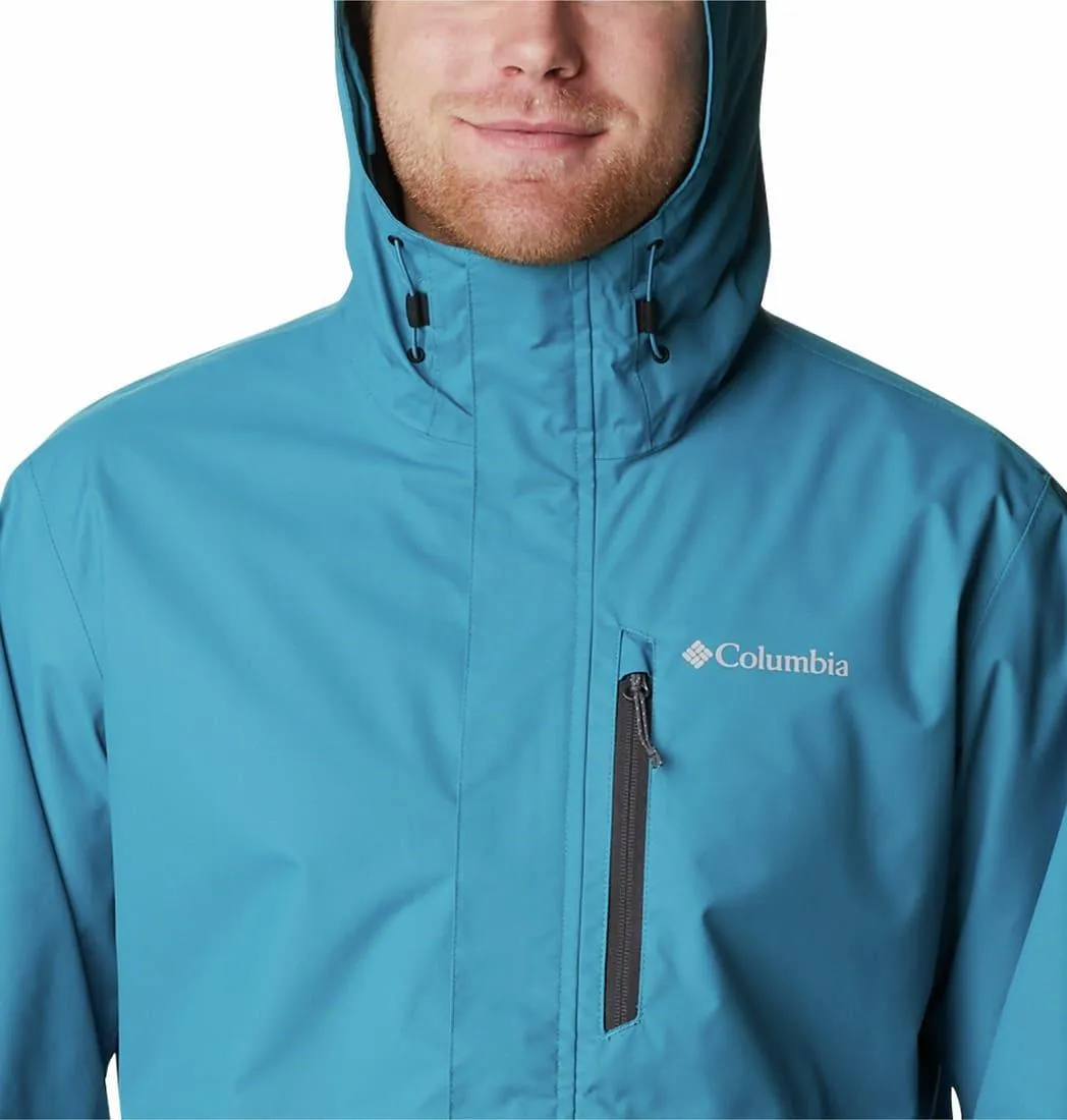 Columbia Men Blue Hikebound Rain Jacket