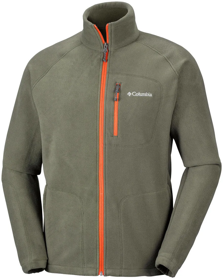 Columbia Men Green Fast Trek II Full Zip Fleece Jacket