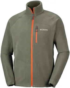 Columbia Men Green Fast Trek II Full Zip Fleece Jacket