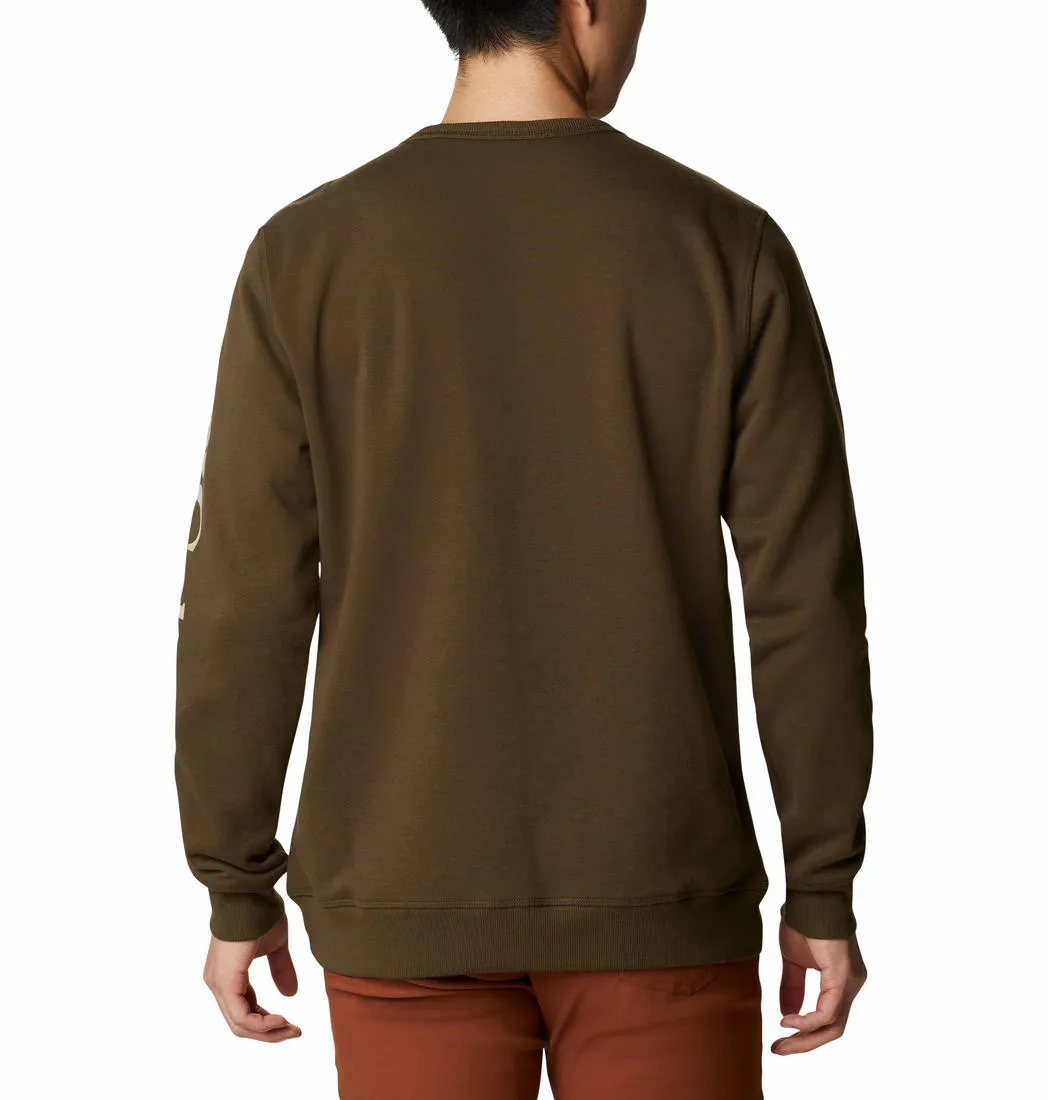Columbia Men Green M Columbia Logo Fleece Crew Fleece Jacket